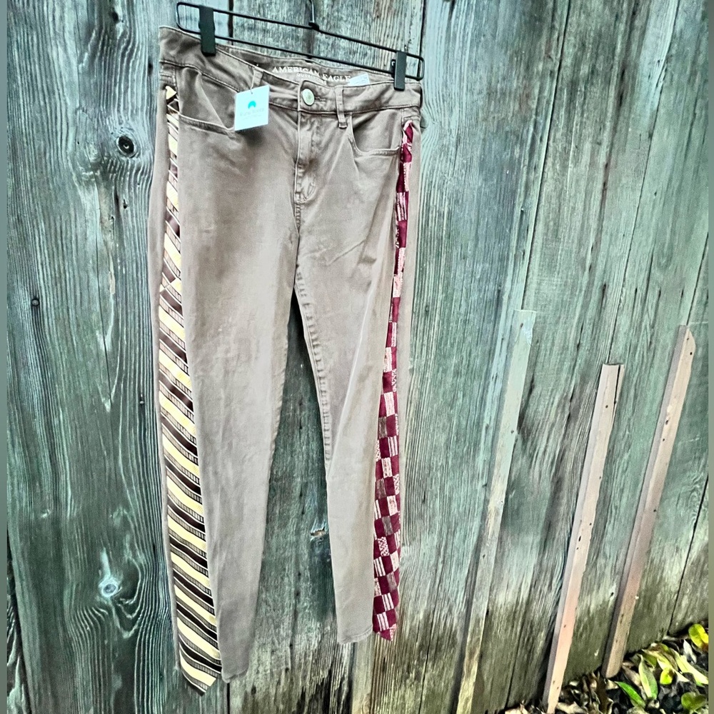 Festival Pants (Embellished American Eagle Outfitters Super Stretch Pants)